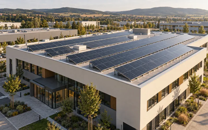 Fotovoltaické řešení pro firemní budovu